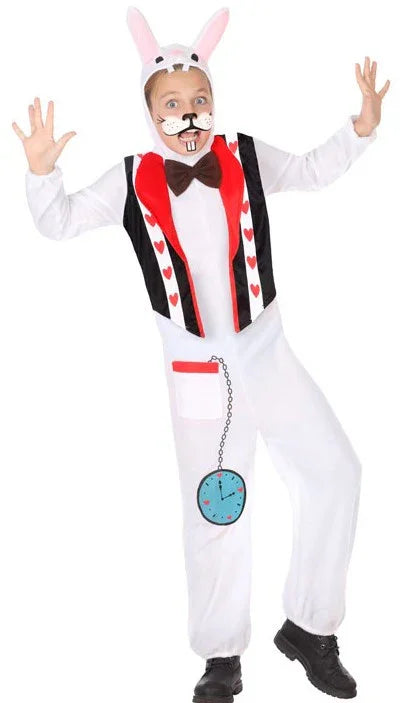 Disfraz de Conejo Blanco de Alicia Infantil Alicia en el País de las Maravillas Atosa